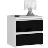 AKORD KOMODA CL2 2SZ CLP ČRNA SJAJ, (21702785) | Shoptok.si