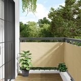vidaXL Vrtno platno za zasebnost krem 800x75 cm PVC Cene