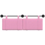  Držeće uzglavlje Zidne Ružičasta 150 x 55 x 5 cm tkanina - Ružičasta 140 cm bez LED svjetla | shoptok.hr