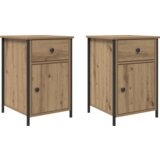 Noćni Ormari 2 kom Artisan Hrast 40x42x60 cm Konstruirano drvo | shoptok.hr