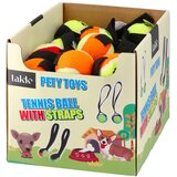Takk pety toys, teniska loptica sa trakom, miks boja | Eponuda.com