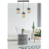 Opviq zeus 3 Lü Sıralı siyah Sarkıt rattanblack chandelier | ePonuda.com