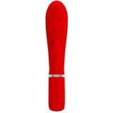 Pretty Love Prescott Red Super Soft Silicone Dual Vibrator Red | Shoptok.si