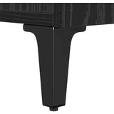 vidaXL Nočna omarica s predalom 2 pcs Črni hrast 40 x 35 x 47.5 cm | Shoptok.si