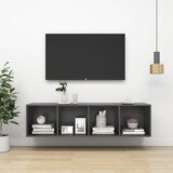 vidaXL Zidni TV ormarić sivi 37 x 37 x 142,5 cm od iverice Cijene