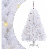  Umjetno božićno drvce s nogom Bijela 150 cm PVC i čelik | shoptok.hr