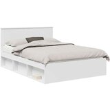  Konstrukcija postelje Bela 160 x 200 cm Konstruiran les, (5000121484) | Shoptok.si