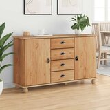  Kreveta s ladicama ASKIM 133,5 x 40 x 79 cm Masivna borovina | shoptok.hr