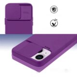 Onasi Lens Cover silikonski ovitek zaščita za Samsung Galaxy A54 - vijola | Shoptok.si