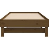  Dnevni ležaj na razvlačenje boja meda 2 x (100x200) cm borovina | shoptok.hr