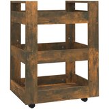  Kuhinjska kolica boja hrasta 60 x 45 x 80 cm konstruirano drvo | shoptok.hr