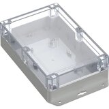 TRU COMPONENTS 6U07211406737 TC-13865332 industrijsko kućište 243.5 x 141.5 x 60.1 ABS-PC svijetlosiva, prozirna 1 kom. Cijene
