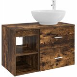vidaXL Komplet pohištva za kopalnico 2 pcs Dimljen hrast, (5000245121) | Shoptok.si