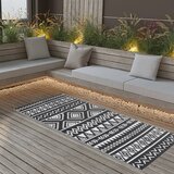 Furnova Zunanja preproga ARAKIL črna 80x150 cm PP, (21930593) | Shoptok.si