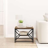 vidaXL Stari les Trden predelan les in kovina 51 x 50 x 40 cm | Shoptok.si