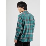 Volcom Srajca 'CADEN PLAID' temno siva / smaragd / off-bela | Shoptok.si