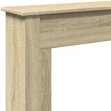  Okvir za kamin boja hrasta 75x20x87,5 cm od konstruiranog drva | shoptok.hr
