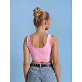Sinsay Pamučni crop top | shoptok.hr