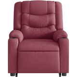  Električni naslonjač na podizanje od tkanine boja vina | shoptok.hr
