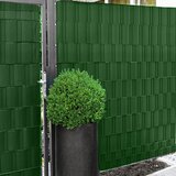 springos traka za ogradu 19 cm x 35 m, tamnozelena, s 20 kopči | shoptok.hr