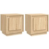 Maison Chic Dvo delni komplet Nočne omarice - Nočne mize sonoma hrast 44x35x45 cm inženirski les, (21686953) Cene