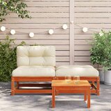  Vrtna sofa bez naslona za ruke s jastucima i tabureom | shoptok.hr