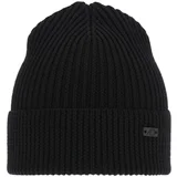 AGBO Men's winter hat black Owen 100% Extra Fine Merino Wool