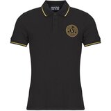 Versace Jeans Couture Polo majice kratki rokavi 78GAGT00 Črna Cene