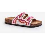 Boto Women's White Slide Sandals with Cork Sole Fannea | ePonuda.com