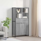  Kreveta 2 pcs Siva Sonoma 81 x 36 x 150.5 cm Konstruirano drvo | shoptok.hr