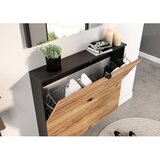 Germania Antracitno sivi/u prirodnoj boji preklopni/viseći ormarić za cipele u dekoru hrasta 100x85x19 cm Renell – | shoptok.hr