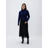 Reserved Plisirana suknja s pojasom - crno | shoptok.hr