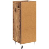 vidaXL Kreveta Staro drvo 34,5 x 34 x 90 cm Obrađeno drvo i čelik | shoptok.hr