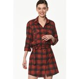 Dewberry Z6669 WOMEN'S SHIRT-RED-NAVY BLUE | ePonuda.com