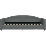 vidaXL dnevni krevet s madracem tamnosivi 80 x 200 cm od tkanine | shoptok.hr