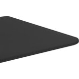  Zidna pregrada za pisoar crna 90 x 40 cm od kaljenog stakla | shoptok.hr
