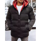 DStreet Dwustronna kurtka męska zimowa czarna | Shoptok.si