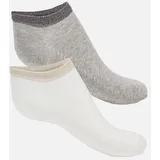 Geox White and grey women's socks 2 pack - Women's