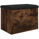  Klupa za pohranu boja hrasta 62x42x45 cm od konstruiranog drva | Eponuda.com