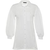 Trendyol White Shirt Collar Tunic | ePonuda.com