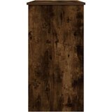 vidaXL Pisalna miza dimljeni hrast 80x40x75 cm konstruiran les | Shoptok.si