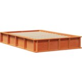  Krevetna konstrukcija Voštano smeđa 140 x 200 cm Masivno drvo | shoptok.hr