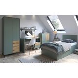 Modern Living Omara S Klasičnimi Vrati Pozzi, Zelena, Barva Hrasta | Shoptok.si