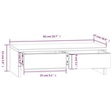  Stalak za monitor 50 x 27 x 15 cm od masivne borovine | shoptok.hr