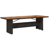  9-dijelni vrtni bistro set od poliratana s jastucima crni | shoptok.hr