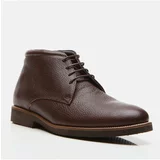 Hotiç Genuine Leather Brown Men's Classic Boots