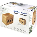 Logilink Cable box, 255x140x165 mm, bamboo, KAB0076 | ePonuda.com