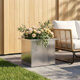  Vrtna posuda za sadnju s LED svjetlom Srebrna 30 x 40 x 30 cm Cijene