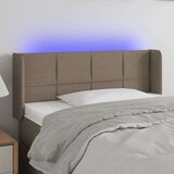  Posteljno vzglavje taupe 93x16x78/88 cm blago, (20738894) | Shoptok.si