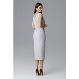 Figl Ženska haljina M633 siva | braon cene